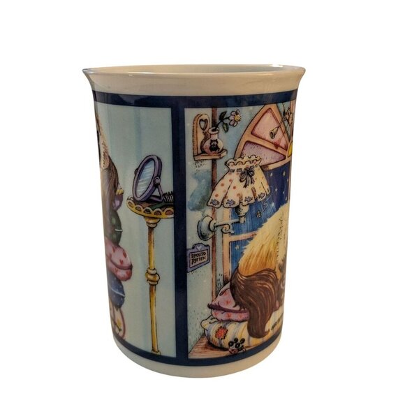 Danbury Mint Gary Patterson Comical Cats Porcelain Mug Spoiled Rotten Gift - Picture 5 of 7